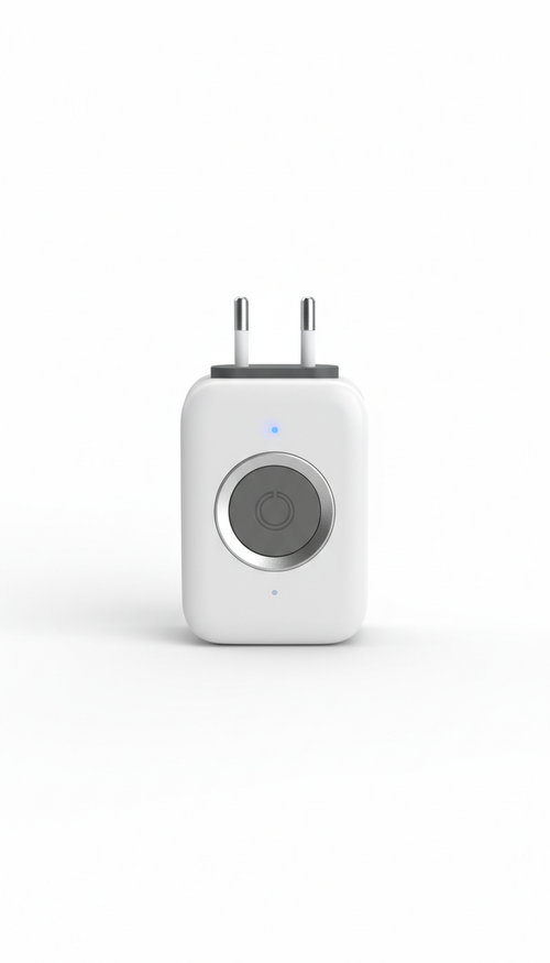 NextRobo launch preview of an unbranded smart energy monitoring plug